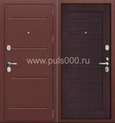 Железная дверь с шумоизоляцией SH-1091 с порошковым напылением и МДФ, цена 27 135  руб.